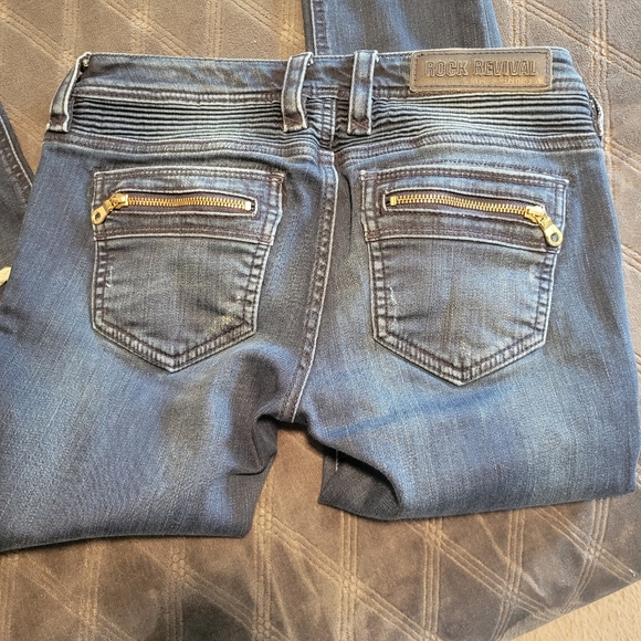 Rock Revival Moto Jeans - Picture 2 of 6